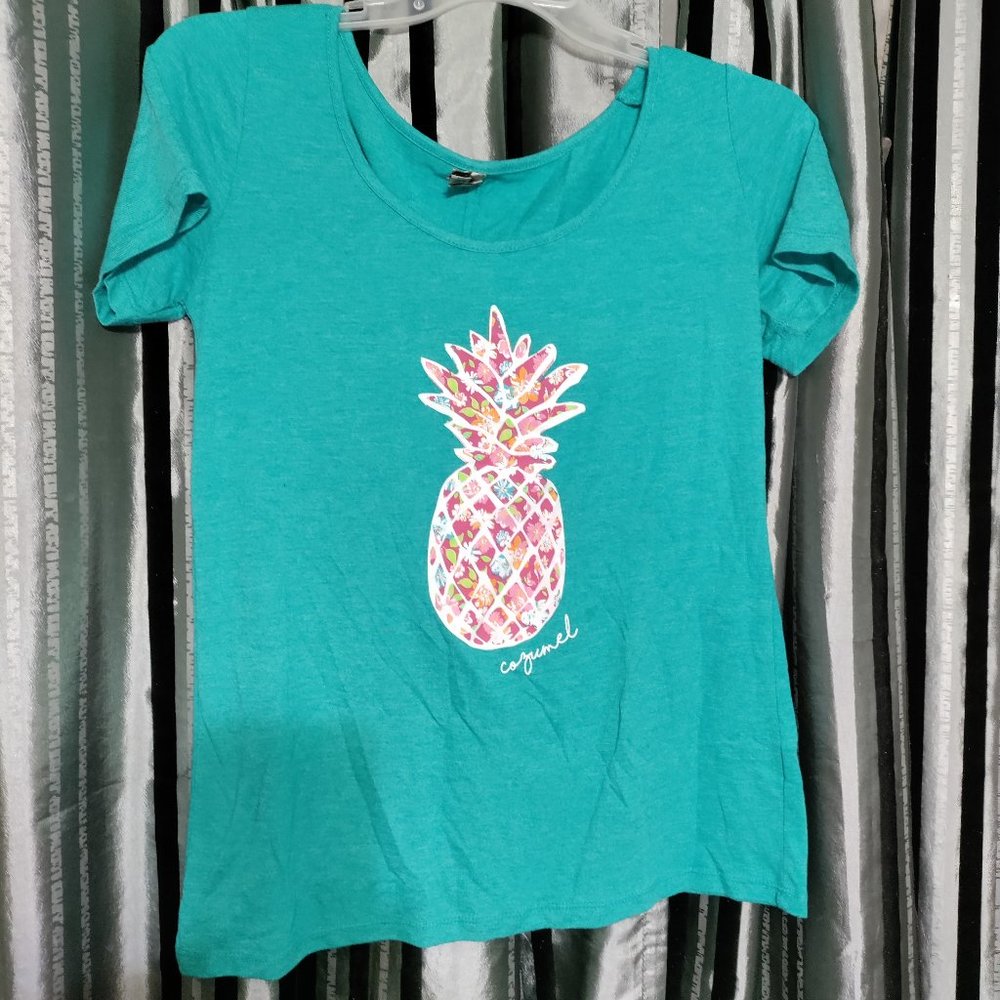 Platinum Delta Apparel - Pineapple Print Tee